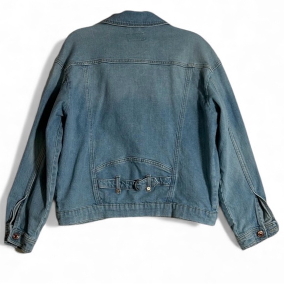 Anthropologie Pilcro women’s XS long sleeve light wash denim button down jacket - Picture 2 of 4